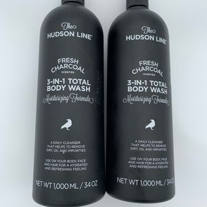 The Hudson Line Fresh Charcoal 3-in-1 Body Wash